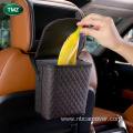 Hot Sale Leather Car Trash Can Large Waterproof